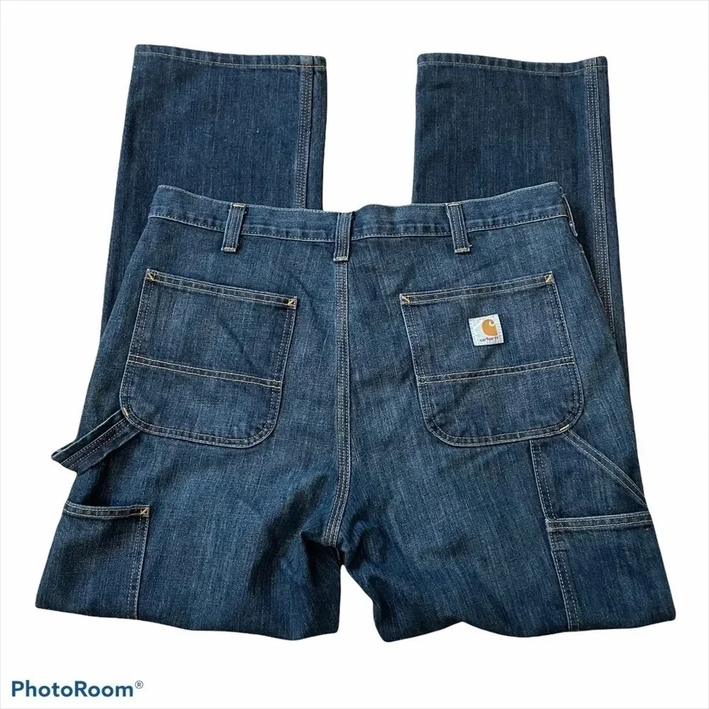 Carhartt Men’s Relaxed Fit Holter Dungaree Jeans